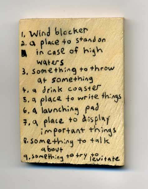 marc horowitz block of wood ideas