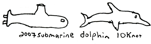 dolphin submarine race 
